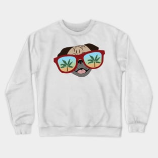 Pug's Happy Place Crewneck Sweatshirt